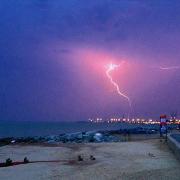 Forecasters predict that showers with a thundery nature could hit Suffolk late Saturday night and early Sunday morning