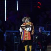 Omid Djalili took part in the Queen's Platinum Jubilee celebration last night