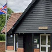 Bruisyard Village Hall, where the bike show was held