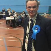 Peter Aldous held the Waveney seat again. PHOTO: Reece Hanson