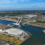 An artist's impression of tthe Lake Lothing Third Crossing in Lowestoft. Picture: Suffolk County Council