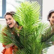 Nichole and Danielle Bird in rehearsals for The Comedy of Errors