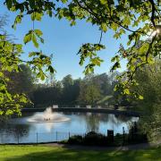 The suspicious package was found in Christchurch Park in Ipswich