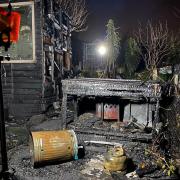 A chicken coop and shed have been destroyed after a fire in Harwich