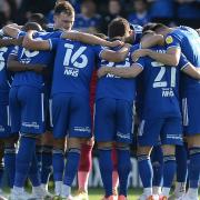 Ipswch Town are in FA Cup action against Oldham this afternoon