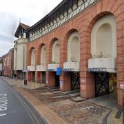 Fire crews were called to the Buttermarket car park this morning