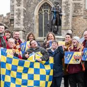 Sudbury is getting behind its local team as they take on Colchester United in the FA Cup