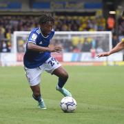 Kyle Edwards on his debut at The Pirelli Stadium.