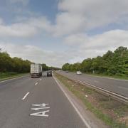 A14 delays near Newmarket