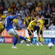 Scott Fraser's saved penalty at The Pirelli Stadium.