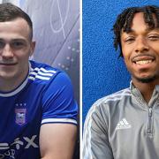 New Ipswich Town signings George Edmundson and Kyle Edwards