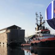 Noah's Ark cannot leave Ipswich Waterfront as it has been detained by the Maritime and Coastguard Agency Picture: ADAM HOWLETT