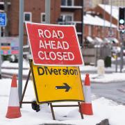 The A1071 was closed earlier due to a collision (stock image)