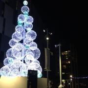 The bauble tree has been a Christmas feature at the Waterfront since 2017