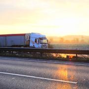 The A14 - winter scene - by Star/EADT photographer Gregg Brown