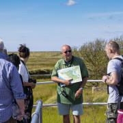 Visitors at Orford Ness