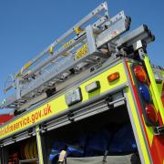 The fire service were called to the blaze during the early hours of this morning