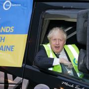 Boris Johnson has teamed up with St Edmunds Hospital to deliver supplies to Ukraine