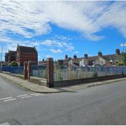 The playground of the former Fen Park School site on Lovewell Road, Lowestoft. Picture: Andrew Middleton