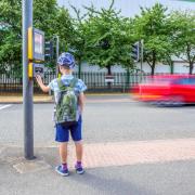 There is no legal age a child must be to cross the road all by themselves in the UK