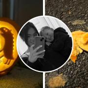 Niamh Hutchings, of Sudbury, has been left angry and her son upset after their pumpkins were destroyed