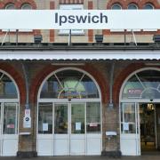 A person has died after being hit by a train on the main line between Ipswich and London