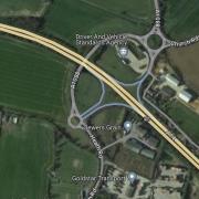 An Elmswell transport boss has voiced frustration over a new roundabout next to a housing development in Woolpit