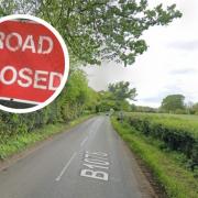 Needham Road in Coddenham is closed