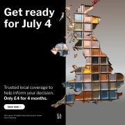 Get ready for July 4 with our amazing offer to subscribe for just £4 for 4 months