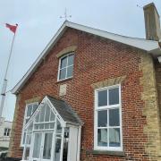 Refurbished flagpole rededicated at Southwold Sailors' Reading Room's 160th anniversary