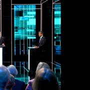 The party leaders had their first televised debate on Tuesday.
