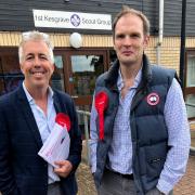 Kevin Craig (left) had been supported  by  Dr Dan Poulter, who switched from the Conservatives to Labour at the end of April.