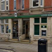 A Newmarket High Street building that is home to Lloyds Bank has been listed for sale