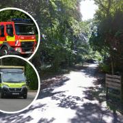 A fire crew was waved down by a member of the public to assist in a medical emergency at a town park this week.