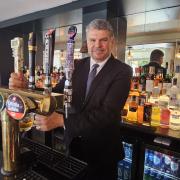 Andrew Vales in the new Marco Pierre White Queen's Head pub