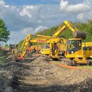 Network Rail is renewing 100-year-old tracks in Suffolk