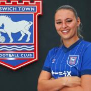 Ella Rutherford came off the bench to score twice on her debut for Ipswich Town Women