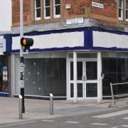 The empty town centre shop in Lowestoft - prior to new signage being installed. Picture: Mick Howes