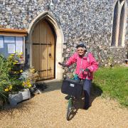 Helen Lewis, 86, is set to take on this year's Ride and Stride event some 42 years after her first charity cycle for Suffolk Churches