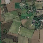 The proposed site is located in East End, a hamlet in East Bergholt