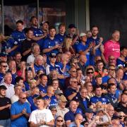 Ed Sheeran in the stands to see Ipswich Town return to the Premier League