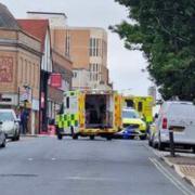 Emergency services are at the scene of a medial incident in Bury St Edmunds