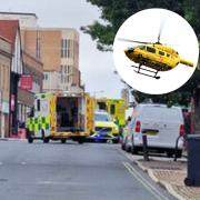 Emergency services were called to a medical emergency in Bury St Edmunds