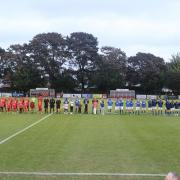 Footballers from Felixstowe and Walton under 18s and Felixstowe Wanderers took part in a football match in memory of Cheryle Taylor