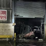 Fire at recycling centre damages buildings and vehicles