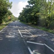 Part of the A12 was closed near Woodbridge