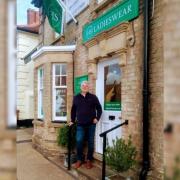 Sean Garnham launched Hall Street Ladieswear in Long Melford, near Sudbury, on October 12 last year