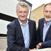 From left, Guy Longhurst, managing partner at Ellisons Solicitors, and Ian Fitch partner at Larking Gowen