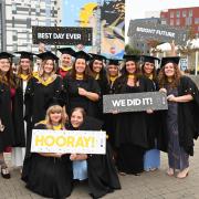 Thousands of students celebrated as they graduated from the University of Suffolk over the last four days