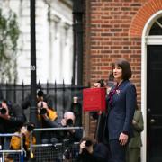 Chancellor of the Exchequer Rachel Reeves with her ministerial red box.